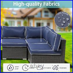 14 PCs Patio Furniture Chair Cushion Cover Set Replacement Outdoor Sofa Covers