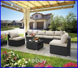 7 piece outdoor patio furniture set