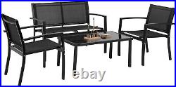 Patio Conversation SetsPatio Furniture Outdoor Table and Chairs 4 Piece Patio