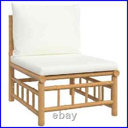 Tidyard 5 Piece Patio Furniture Set, Cushioned Corner Sofa and 2 Middle B1T1